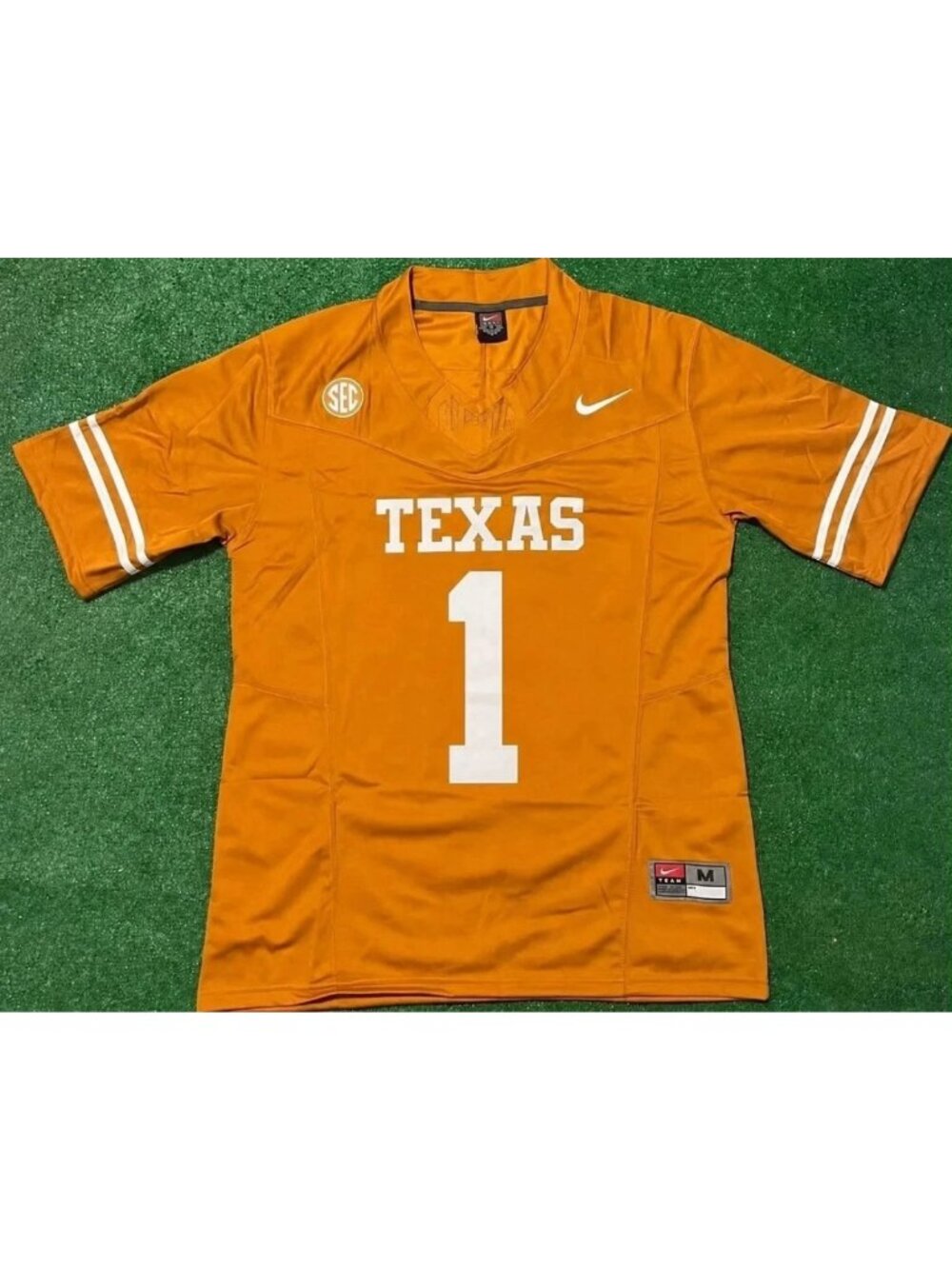 Colin Simmons Orange Stitched Jersey Vapor
